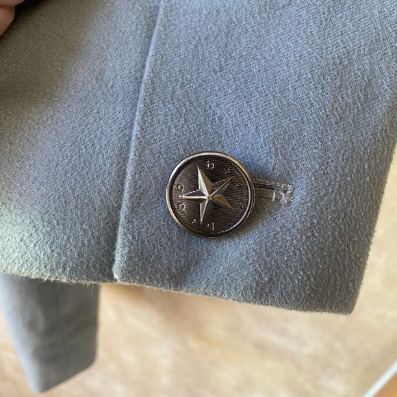 b+ab Fall/Winter 2008 Gotta Pick My Precious Love Collection Gray Trench Coat 40 - Picture 5 of 9